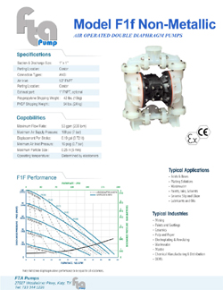 F1f non metallic data sheet