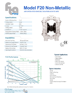 F20 non metallic data sheet